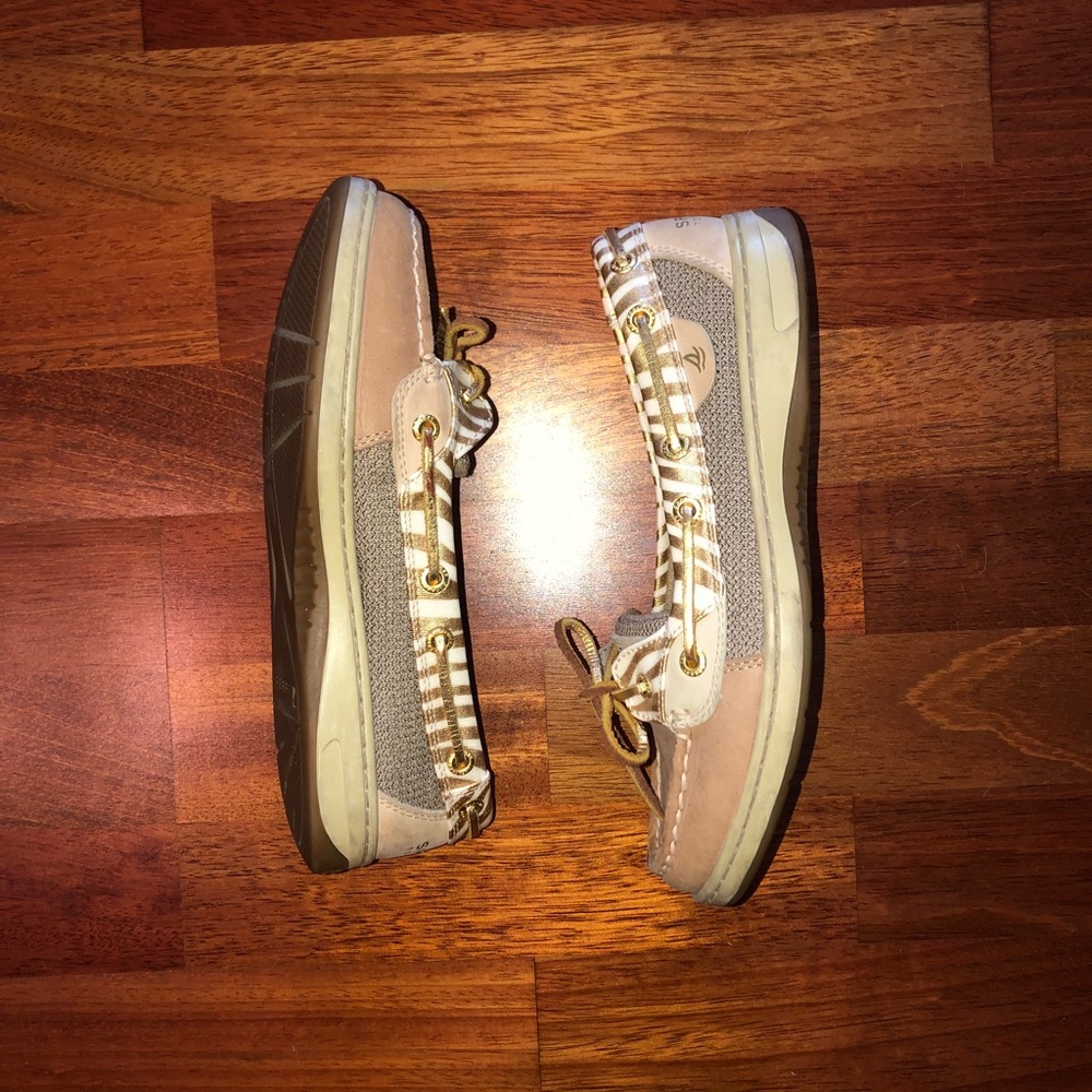 NEW Sperry Angelfish Gold Boat Shoe